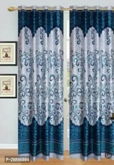 Stylish Polycotton Printed Door Curtains-thumb0