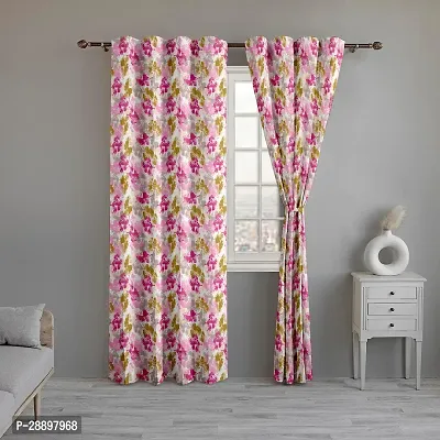 Stylish Polycotton Printed Door Curtains-thumb0