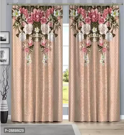 Stylish Polycotton Printed Door Curtains-thumb0