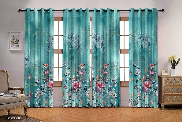 Stylish Polycotton Printed Door Curtains