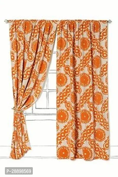 Stylish Polycotton Printed Door Curtains-thumb0