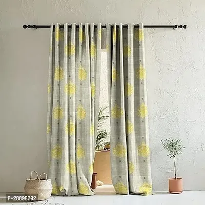 Stylish Polycotton Printed Door Curtains-thumb0