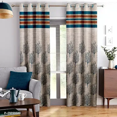 Stylish Polycotton Printed Door Curtains