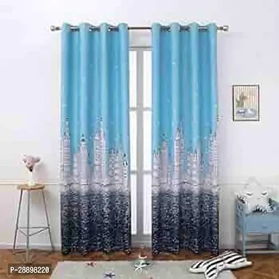 Stylish Polycotton Printed Door Curtains-thumb0