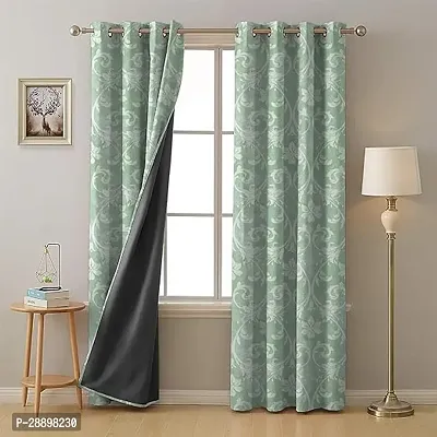 Stylish Polycotton Printed Door Curtains-thumb0