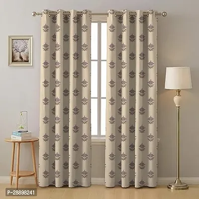 Stylish Polycotton Printed Door Curtains-thumb0