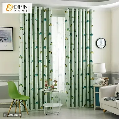 Stylish Polycotton Printed Door Curtains