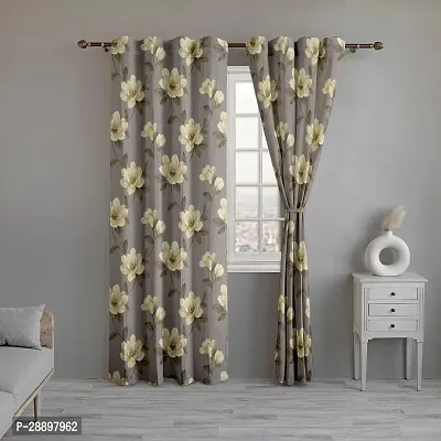 Stylish Polycotton Printed Door Curtains-thumb0