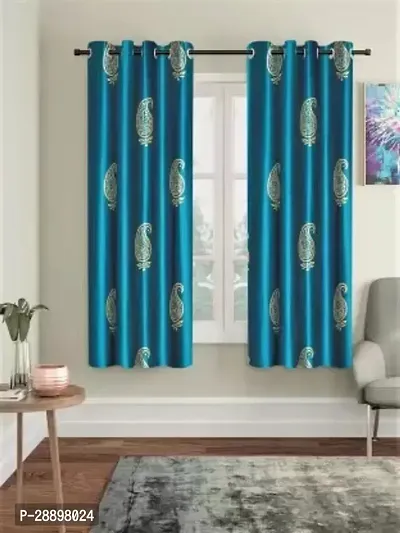 Stylish Polycotton Printed Door Curtains