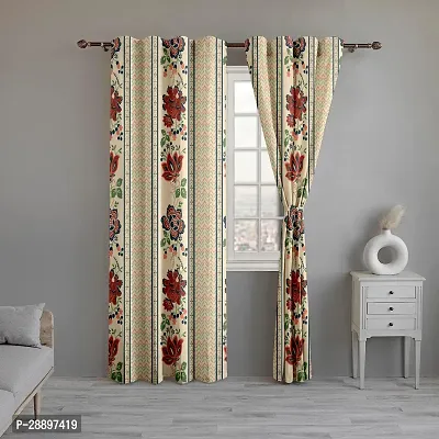 Stylish Polycotton Printed Door Curtains