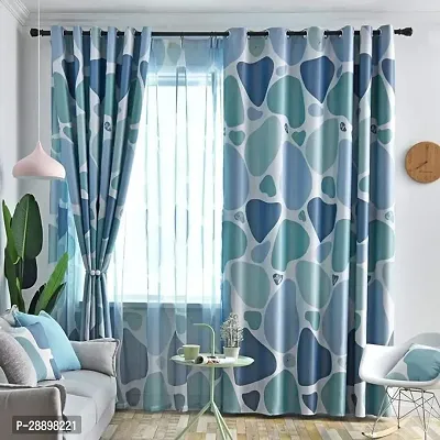 Stylish Polycotton Printed Door Curtains-thumb0