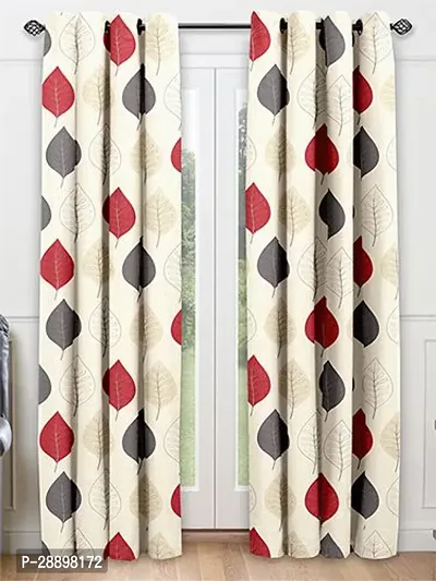 Stylish Polycotton Printed Door Curtains-thumb0