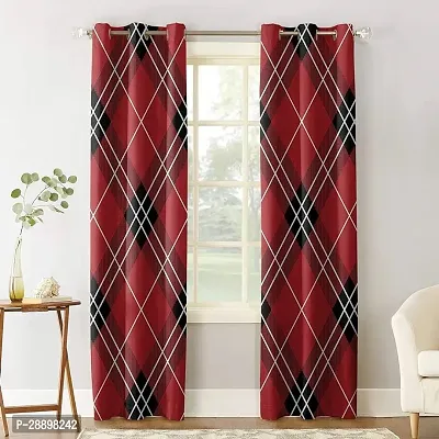 Stylish Polycotton Printed Door Curtains-thumb0