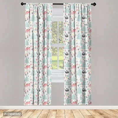 Stylish Polycotton Printed Door Curtains