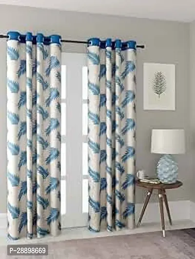 Stylish Polycotton Printed Door Curtains-thumb0