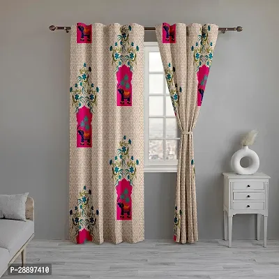 Stylish Polycotton Printed Door Curtains