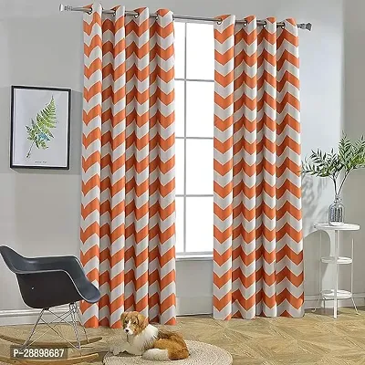 Stylish Polycotton Printed Door Curtains-thumb0