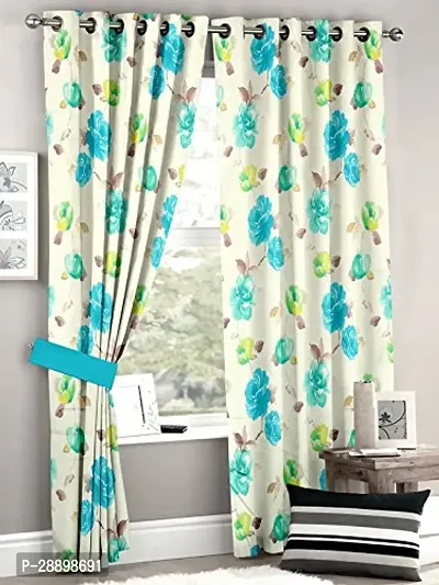 Stylish Polycotton Printed Door Curtains