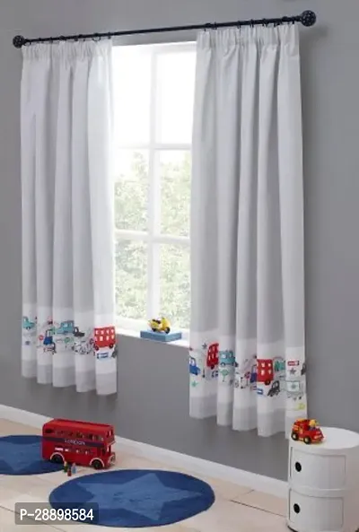 Stylish Polycotton Printed Door Curtains-thumb0