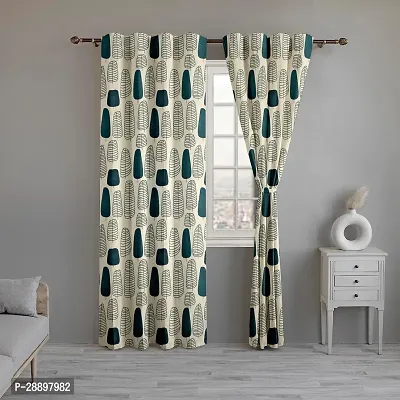 Stylish Polycotton Printed Door Curtains-thumb0