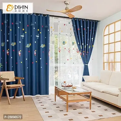 Stylish Polycotton Printed Door Curtains