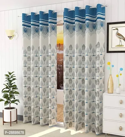 Stylish Polycotton Printed Door Curtains