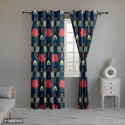 Stylish Polycotton Printed Door Curtains