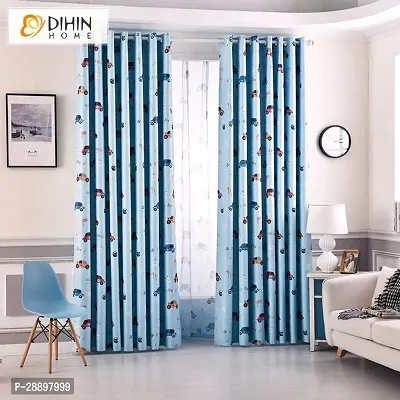 Stylish Polycotton Printed Door Curtains