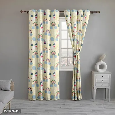 Stylish Polycotton Printed Door Curtains