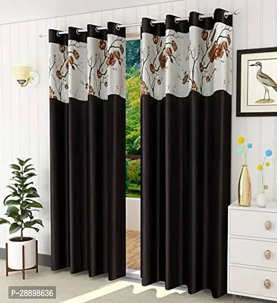 Stylish Polycotton Printed Door Curtains-thumb0