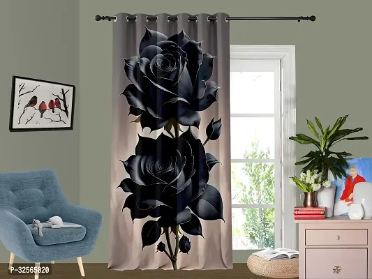 Stylish Multicoloured Cotton Printed Door Curtain