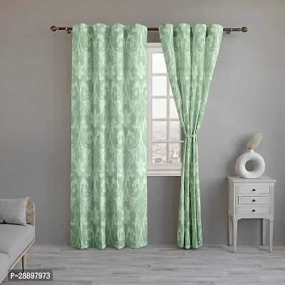 Stylish Polycotton Printed Door Curtains-thumb0