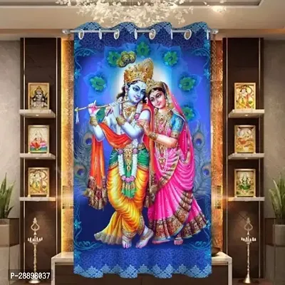 Stylish Polycotton Printed Door Curtains