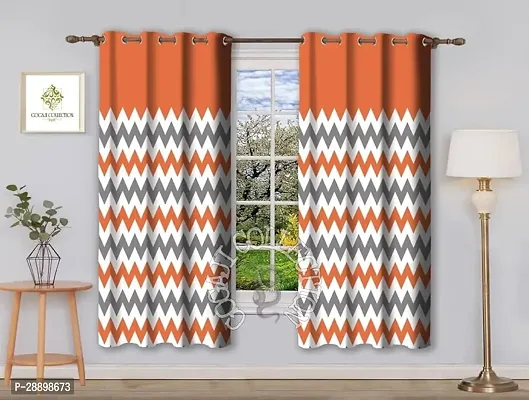 Stylish Polycotton Printed Door Curtains-thumb0