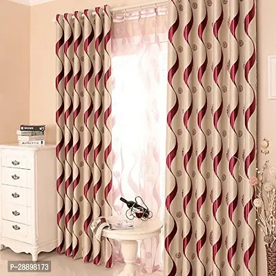 Stylish Polycotton Printed Door Curtains