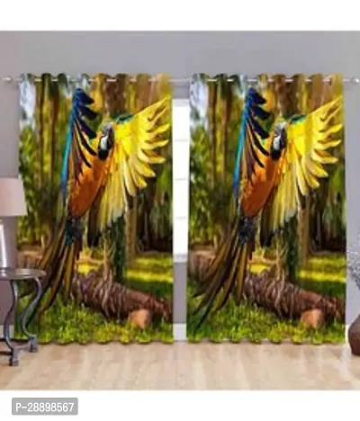 Stylish Polycotton Printed Door Curtains-thumb0