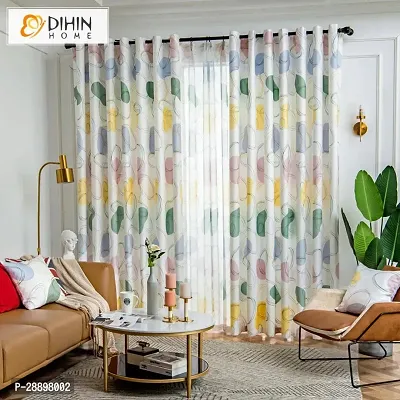 Stylish Polycotton Printed Door Curtains