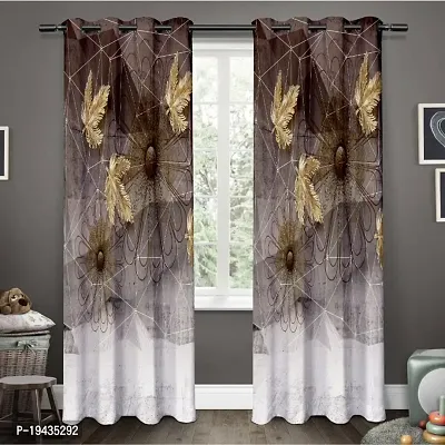 Classic Polycotton Printed Door Curtain, Pack of 1-thumb0