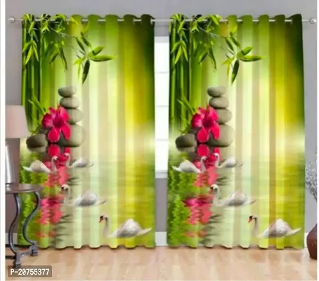 LONG CRUSH POLYCOTTON DOOR CURTAIN