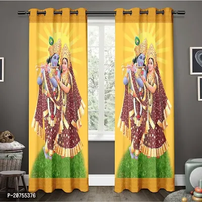 LONG CRUSH POLYCOTTON DOOR CURTAIN-thumb0