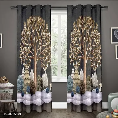 LONG CRUSH POLYCOTTON DOOR CURTAIN-thumb0