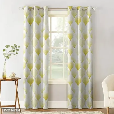 Classic Polycotton Printed Door Curtain, Pack of 1-thumb0