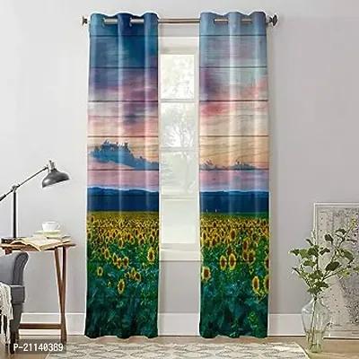 Classic Polycotton Printed Door Curtain, Pack of 1