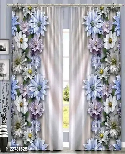 Classic Polycotton Printed Door Curtain, Pack of 1