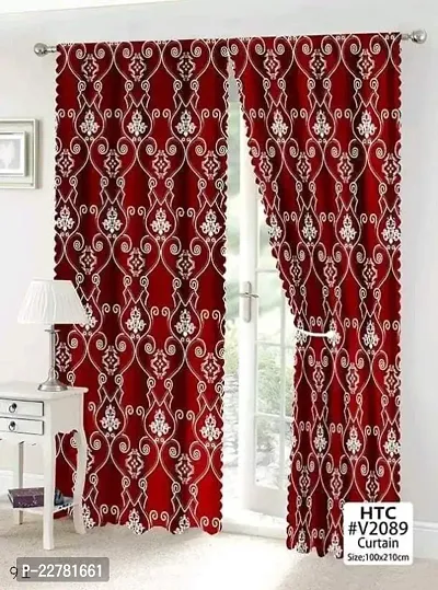 Classic Polycotton Printed Door Curtain, Pack of 1