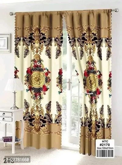 Classic Polycotton Printed Door Curtain, Pack of 1