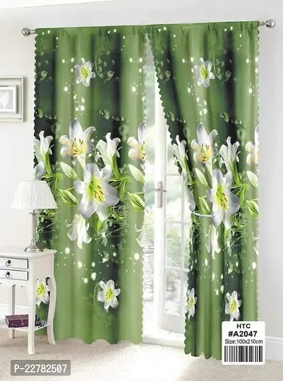 Classic Polycotton Printed Door Curtain, Pack of 1