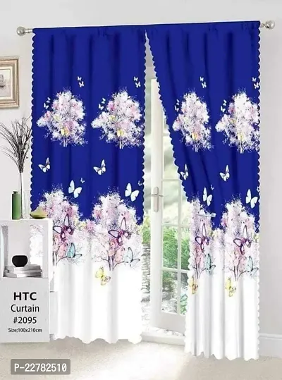 Classic Polycotton Printed Door Curtain, Pack of 1