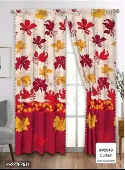 Classic Polycotton Printed Door Curtain, Pack of 1