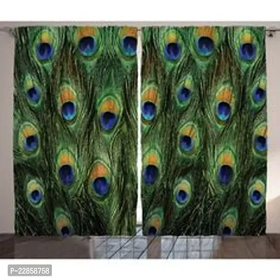 LONG CRUSH BEST LIVING ROOM DOOR CURTAINS 7FEET